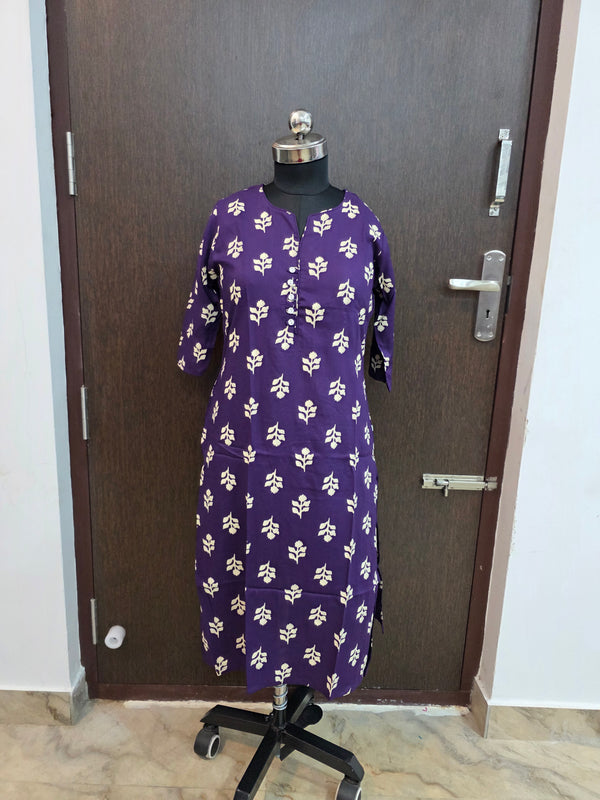 BUDGET FRIENDLY OFFICE/DAILY WEAR KURTIS 0580