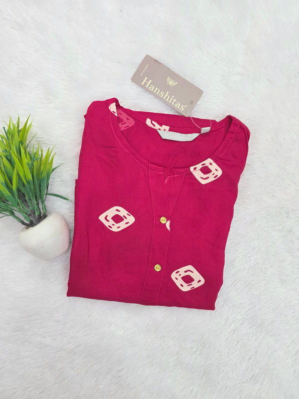 BUDGET FRIENDLY OFFICE / COLLEGE WEAR KURTIS 0580