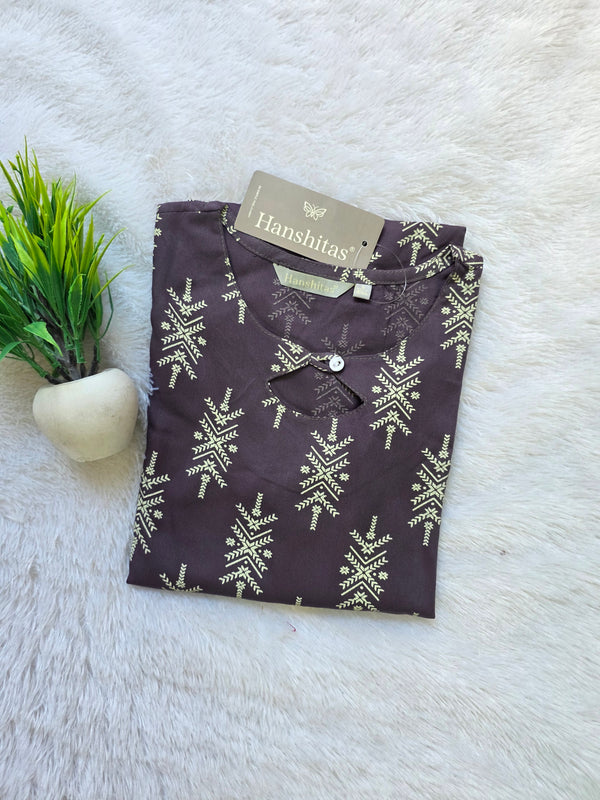 BUDGET FRIENDLY OFFICE/DAILY WEAR KURTIS 0580