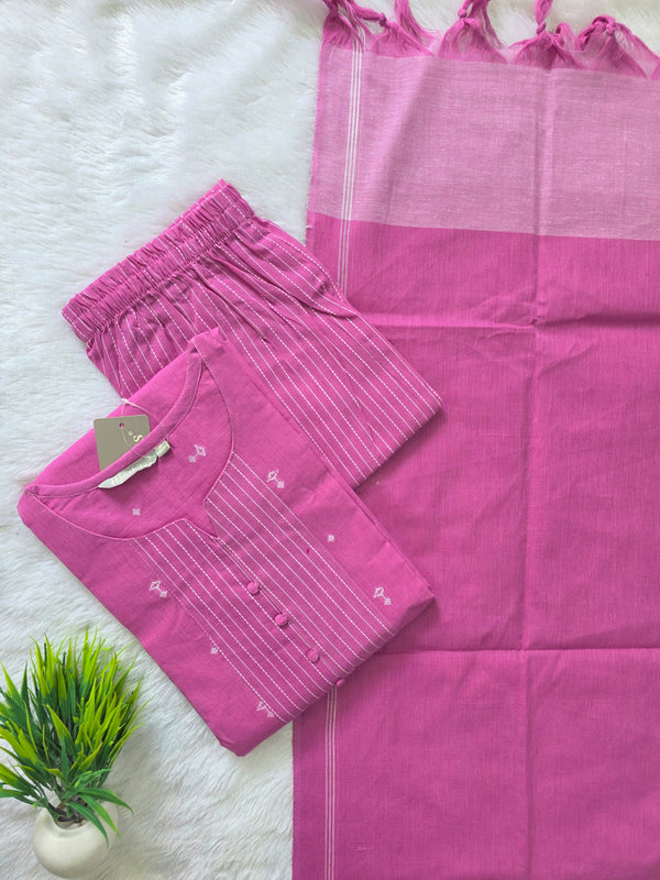 PREMIUM HANDLOOM COTTON SALWAR SETS 0333