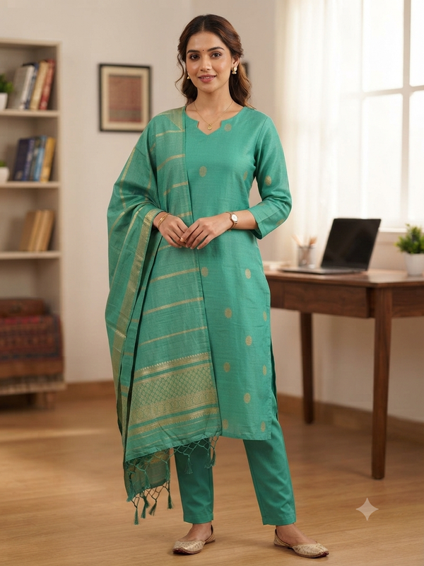 PREMIUM SEMI SILK SALWAR SETS 0647
