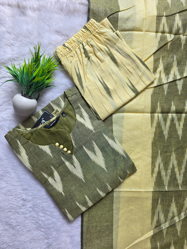 PREMIUM IKKAT COTTON SALWAR SETS 0539