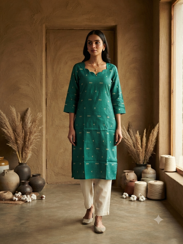 RAW SILK KURTIS 0609