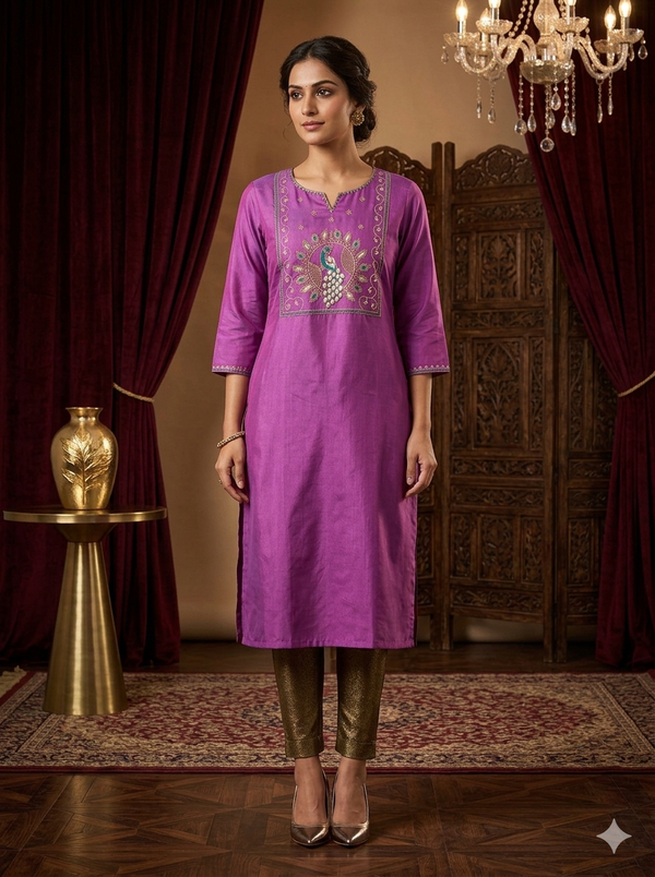 EMBROIDERY FUNCTIONAL WEARS KURTIS 0530