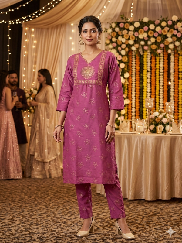 SILK COTTON CO-ORD SETS 0547