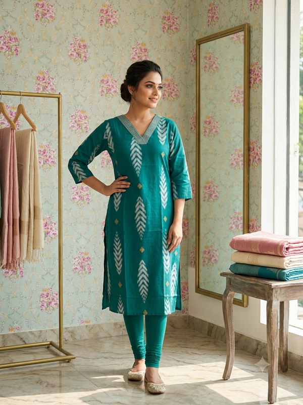 EMBROIDERY OFFICE WEAR KURTIS 0594