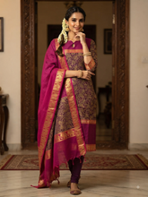 PREMIUM HANDLOOM KANCHI COTTON KURTI WITH DUPATTA 0619