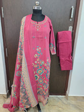 PINK HANDWORK PREMIUM JAIPUR COTTON SALWAR SETS 0537