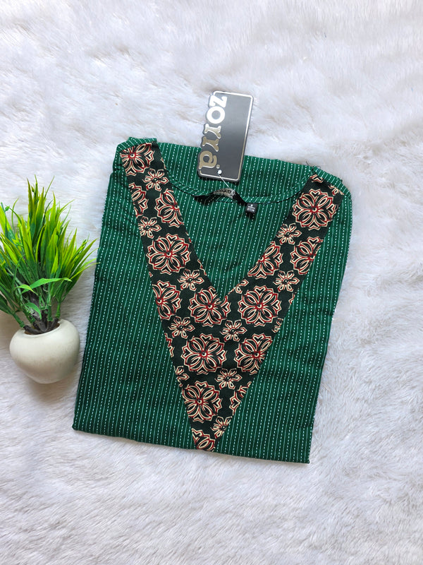 JAIPUR KANTHA COTTON KURTIS 0560