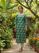 HAND CRAFTED KALAMKARI COTTON KURTIS 0627