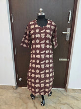HAND CRAFTED PREMIUM KALAMKARI KURTIS 0482