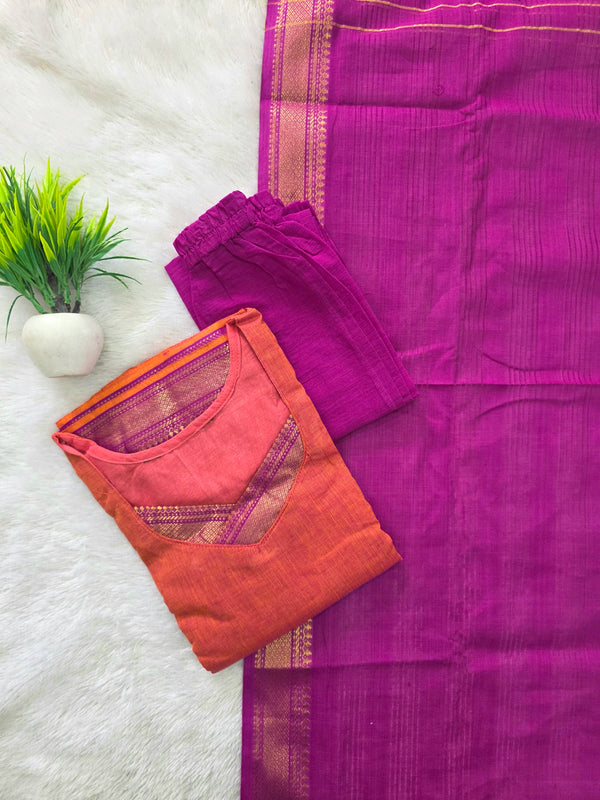 PREMIUM MANGALGIRI COTTON SALWAR SETS 0587