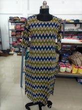 HAND PRINTED KALAMKARI COTTON KURTIS 0482