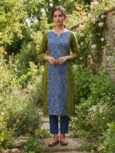 KALAMKARI THEMED BERLIN SILK KURTIS 0615