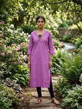 V-NECK COLLAR COTTON KURTIS 0546 (SUMMER SPECIAL)