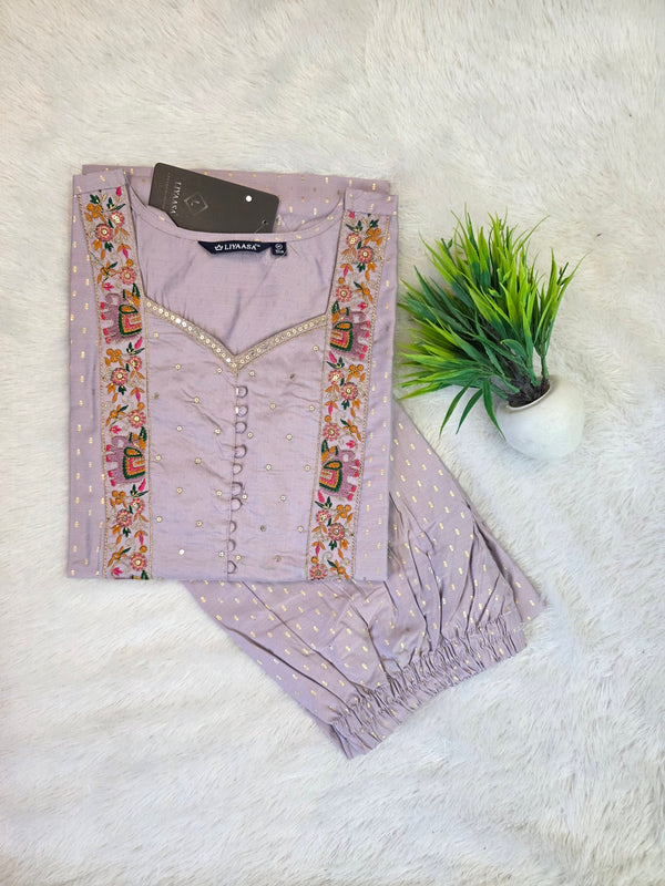 PREMIUM SOFT SILK CO-ORD SETS 0542