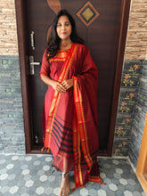 PREMIUM KANCHI COTTON KURTI + DUPATTA SET 0479