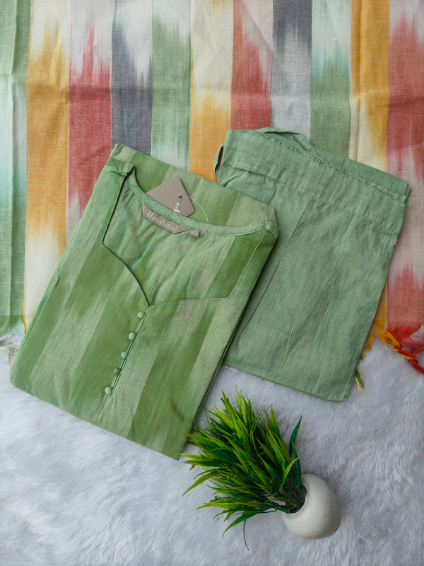 PREMIUM HANDLOOM IKKAT COTTON SALWAR SETS 0486