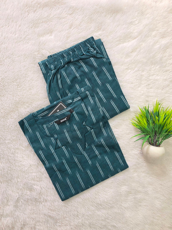 POCHAMPALLY IKKAT COTTON CO-ORD SETS 0590