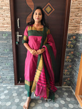 PREMIUM KANCHI COTTON KURTI + DUPATTA SET 0479