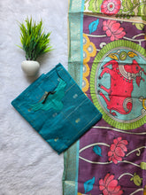 PREMIUM RAW SILK KURTI WITH KALAMKARI DUPPATTA 0509