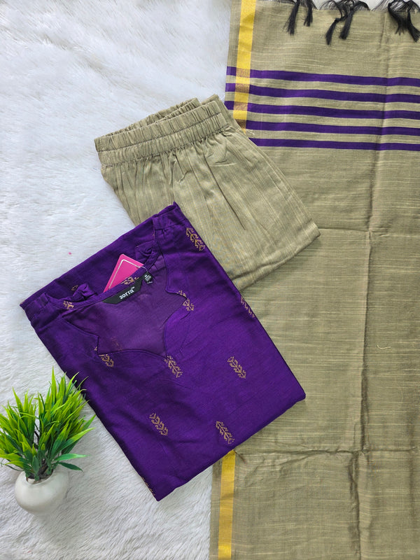 HANDLOOM RAW SILK SALWAR SETS 2222