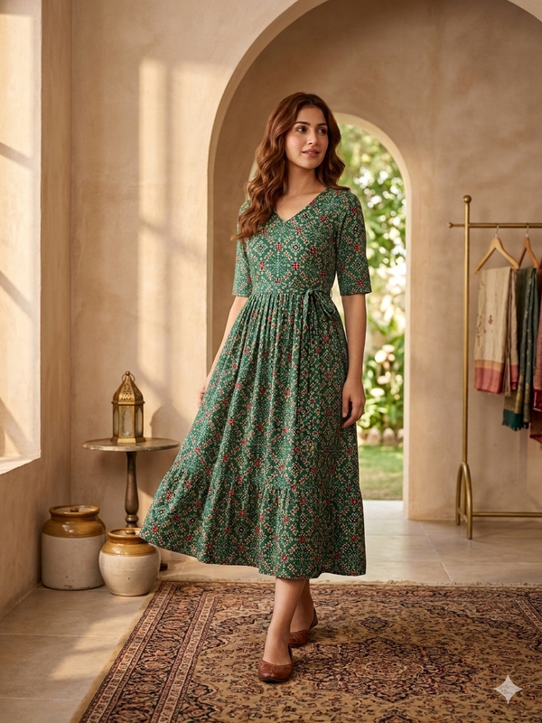 COTTON MAXI DRESS 0550