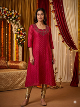 GRAND PARTY WEAR PANEL CUT ANARKALI KURTI 0501