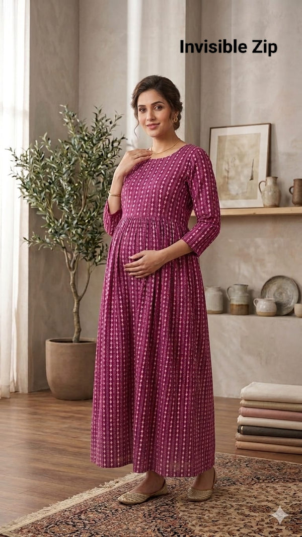 INVISIBLE ZIP FEEDING/ MATERNITY WEAR 0579