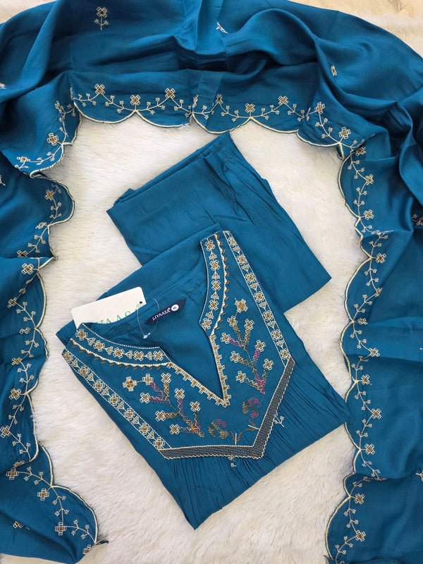 PARTY WEAR ANARKALI KURTA SETS 0623