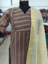 PREMIUM BANARASI SILK KURTI WITH DUPATTA 0480