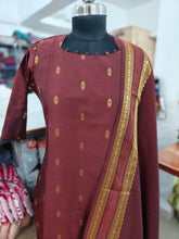 PREMIUM RAW SILK KURTI +GRAND DUPATTA 0495
