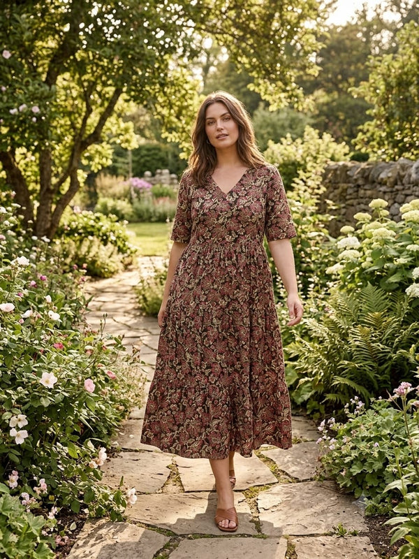 COTTON MAXI DRESS 0550