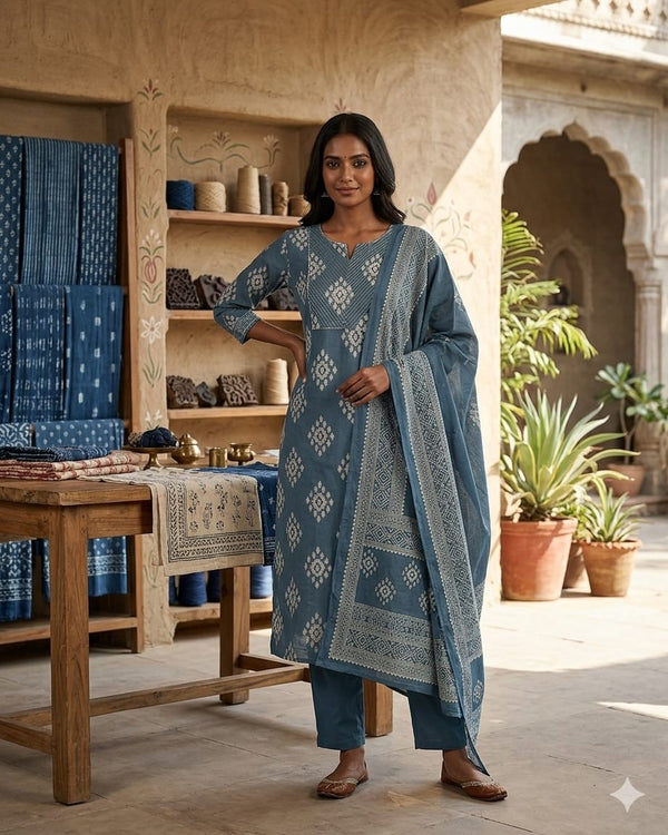 PREMIUM CAMBRIC COTTON SALWAR SETS 0552