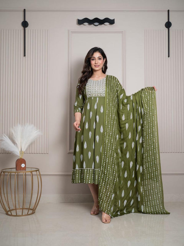 ANARKALI KURTI + DUPATTA SET 0485