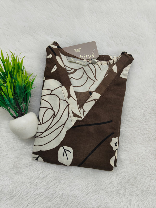 LINEN SLUB COTTON KURTIS 0445