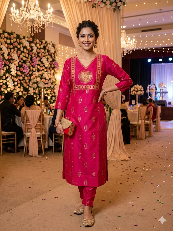 SILK COTTON CO-ORD SETS 0547