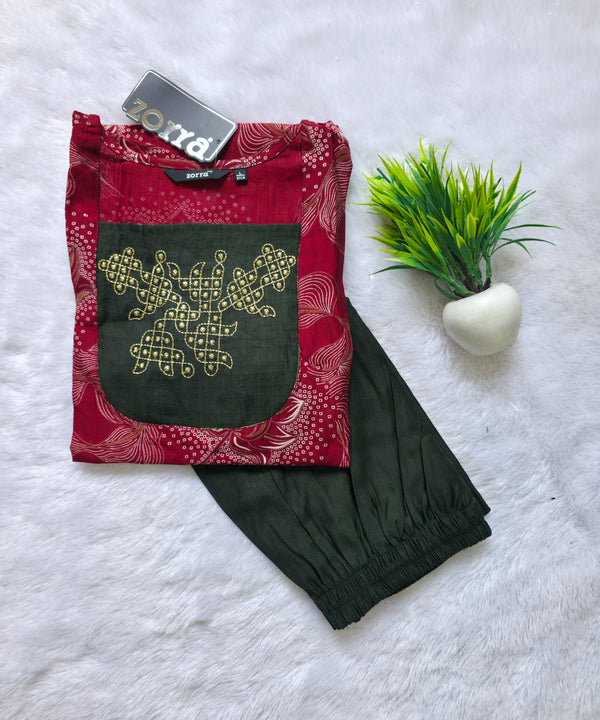 VATICAN SILK KOLAM CO-ORD SETS 0553