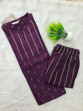 DEEP PLUM RAW SILK CO-ORD SETS 0614