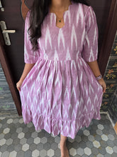 IKKAT COTTON MAXI DRESS / 0646