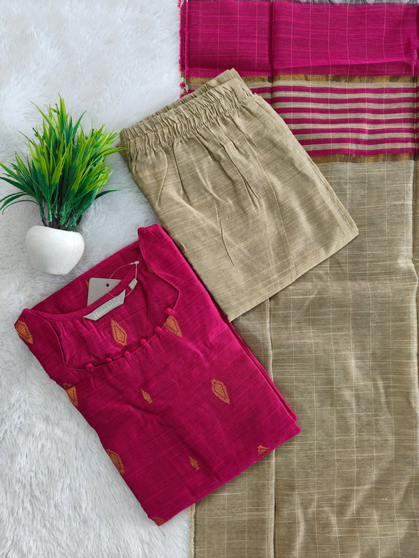 PREMIUM DUPION RAW SILK SALWAR SETS 2222