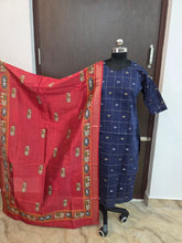 PREMIUM RAW SILK KURTI WITH KALAMKARI DUPPATTA 0509