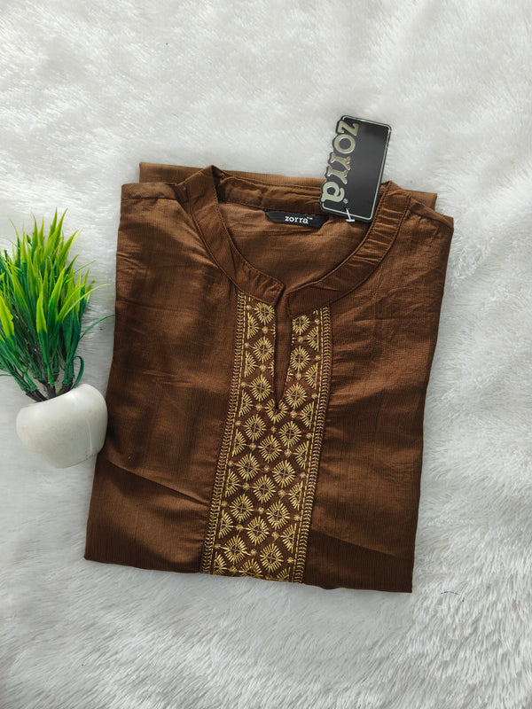 EMBRODIERY OFFICE /COLLEGE WEAR KURTIS 0456