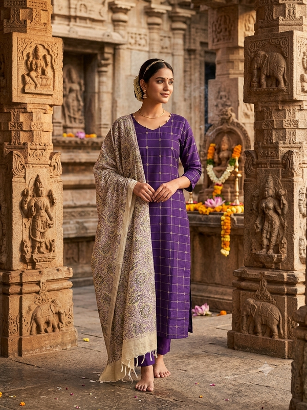 PREMIUM RAW SILK SALWAR SETS 0585