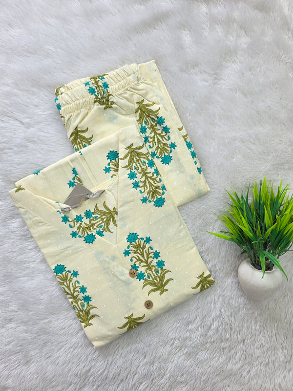 HANDBLOCK COTTON CO-ORD SETS 0601