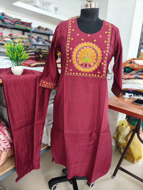 PREMIUM VATICAN SILK ETHNIC WEAR SETS 0494