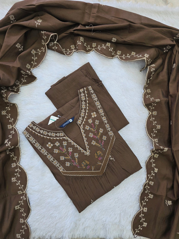 PARTY WEAR ANARKALI KURTA SETS 0623