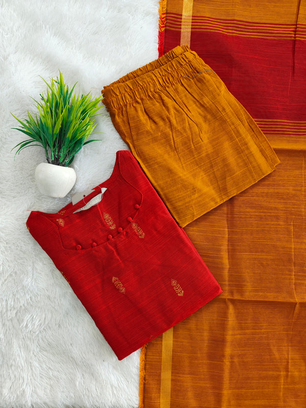 PREMIUM DUPION RAW SILK SALWAR SETS 2222