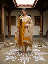 KOLAM RAW SILK SALWAR SETS 0644