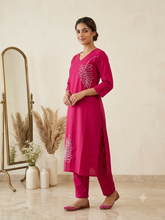 LEAF THREAD EMBROIDERED CO-ORD SETS 0595